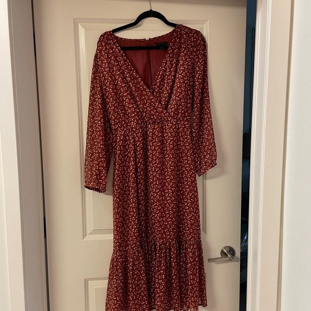 J. Crew Floral Wrap Dress